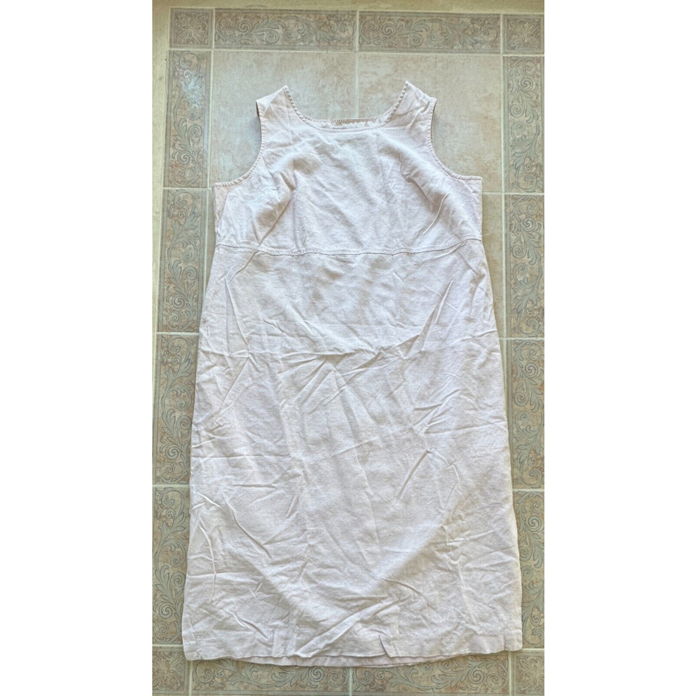 Positive Attitude Linen blend‎ dress lined size 22 Petite Plus